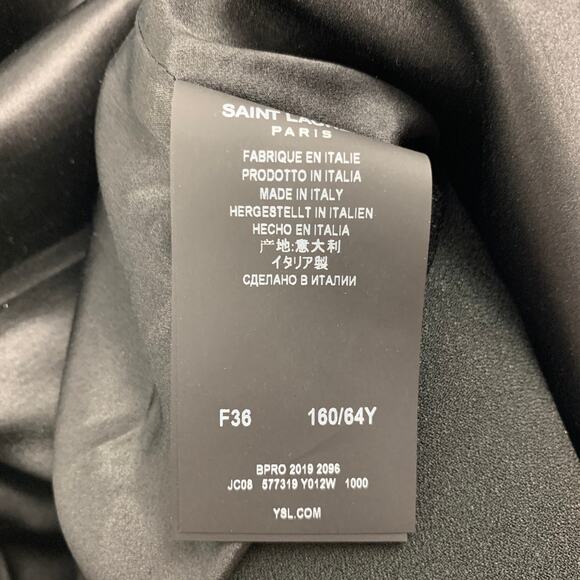 Size 2 Black Cream Zebra Print Stripe Acetate Viscose Sequined Mini Skirt - Picture 4 of 6